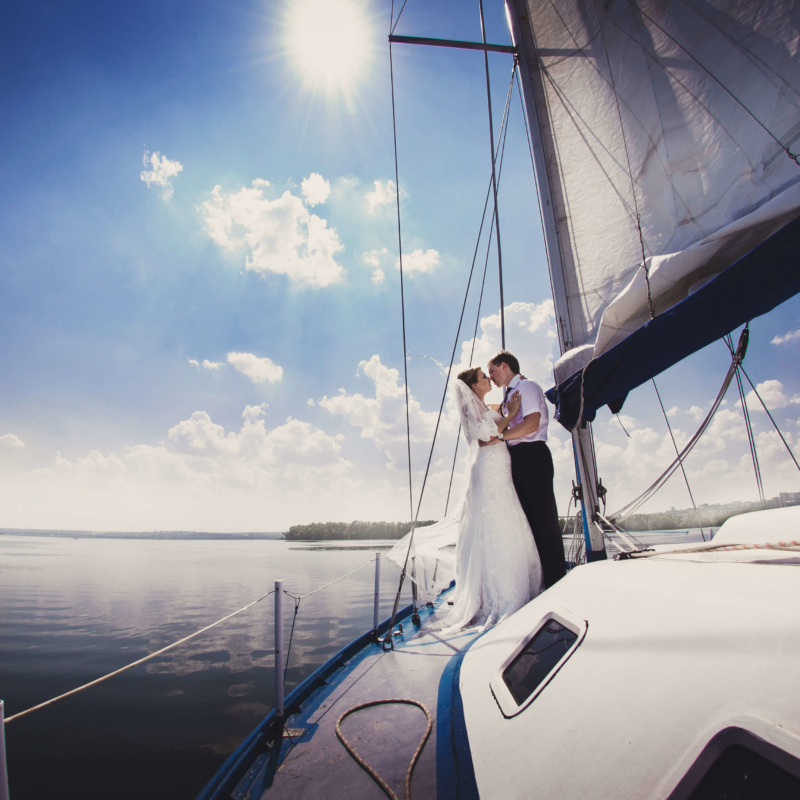 Matrimonio in barca a vela